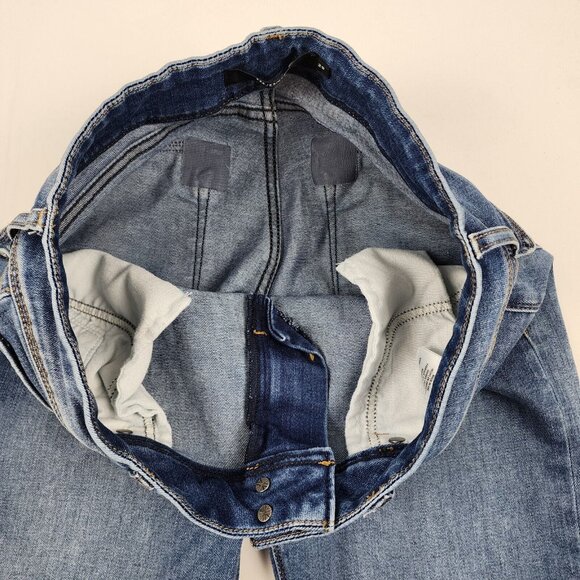 Hudson Jeans Womens 29x32 Blue Beth Baby Bootcut Denim Flap Pocket - Picture 5 of 11